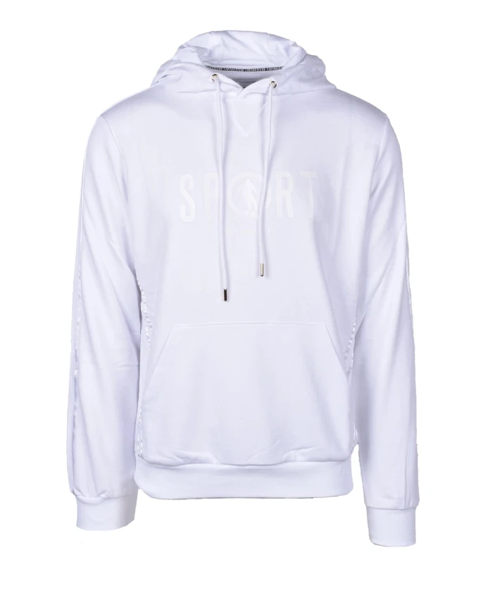 

Повседневная толстовка, смесь полиэстера и хлопка. Bikkembergs, белый