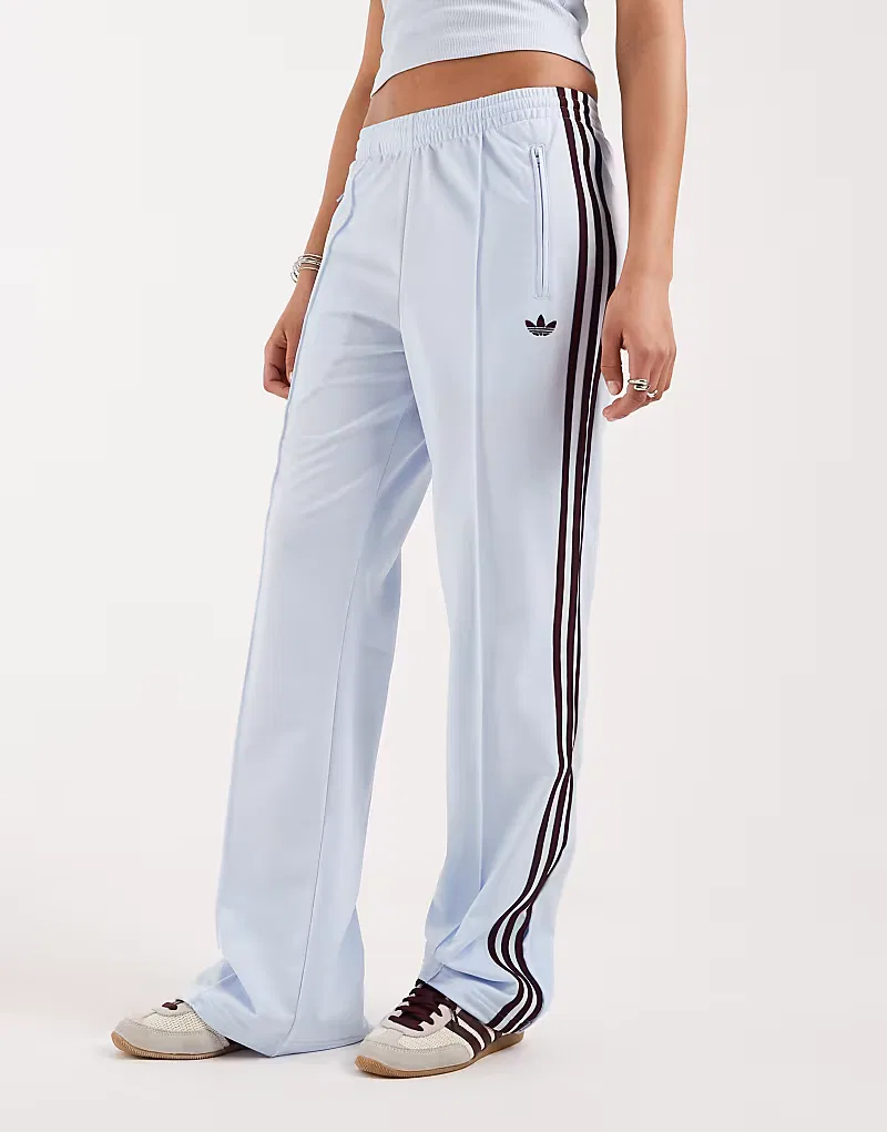 Классические спортивные брюки Adidas Originals Firebird, сине-бордовый — фото 3