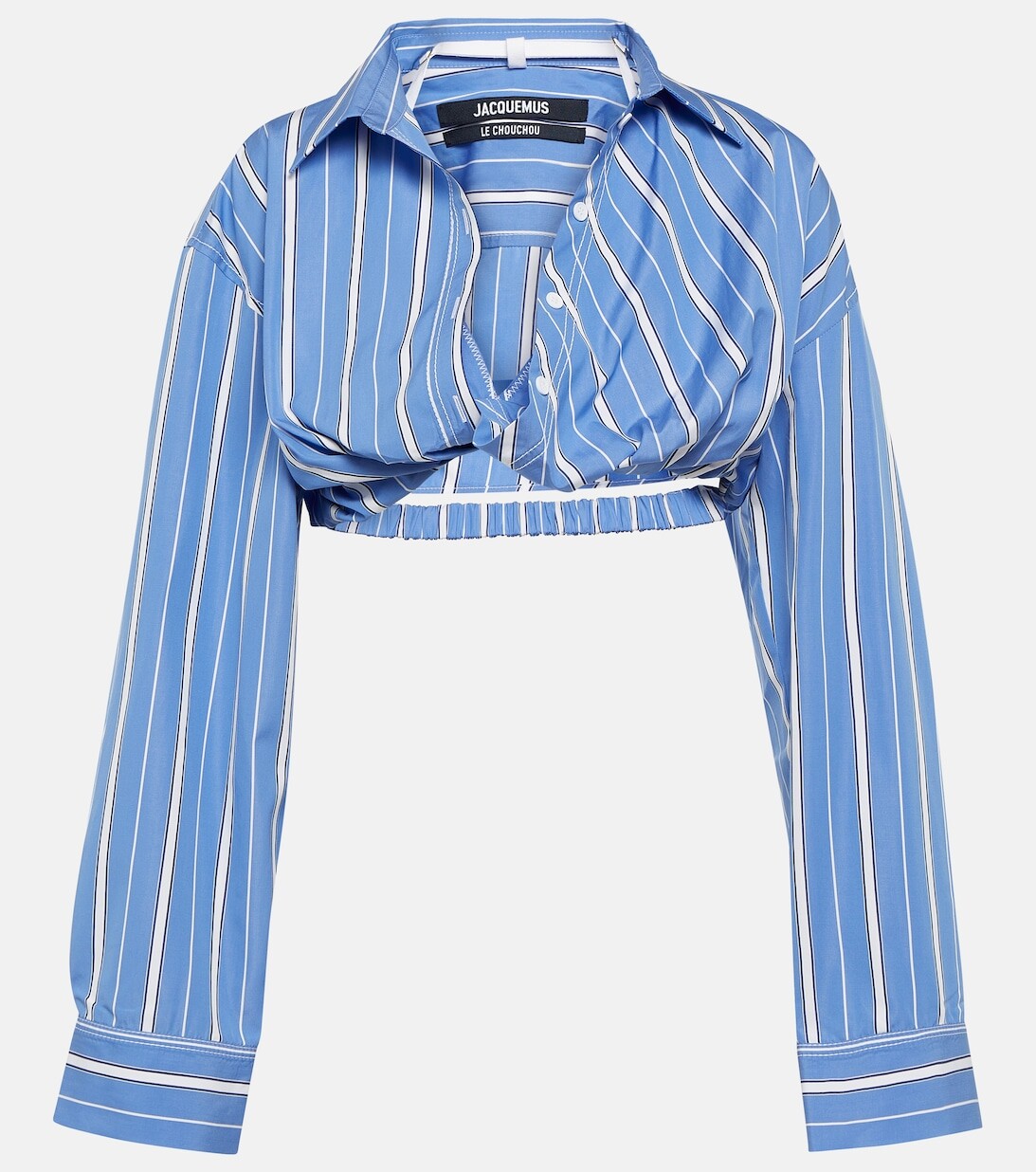 

Рубашка La Chemise Bahia из хлопка JACQUEMUS, синий
