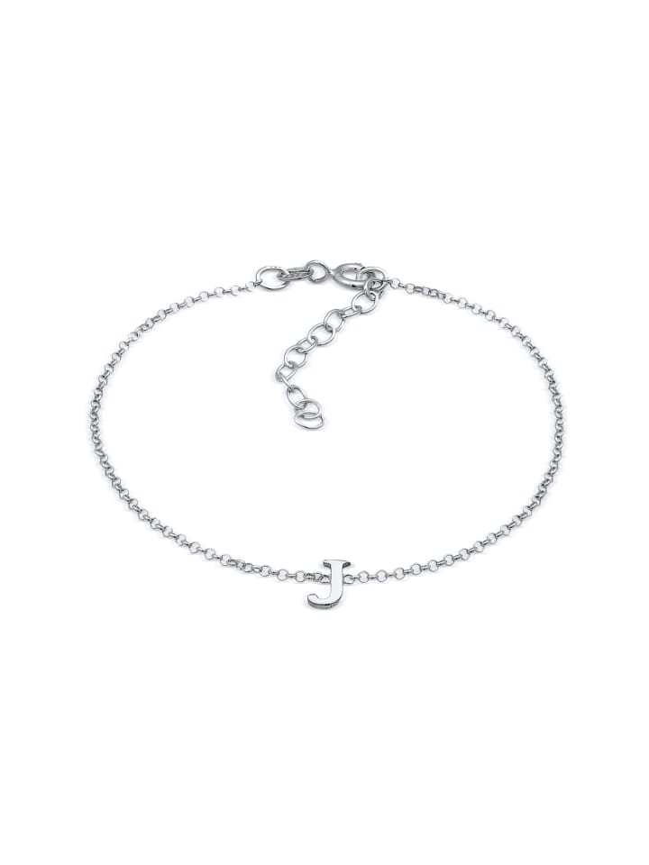 

Elli Браслет из серебра 925 пробы с буквой J
