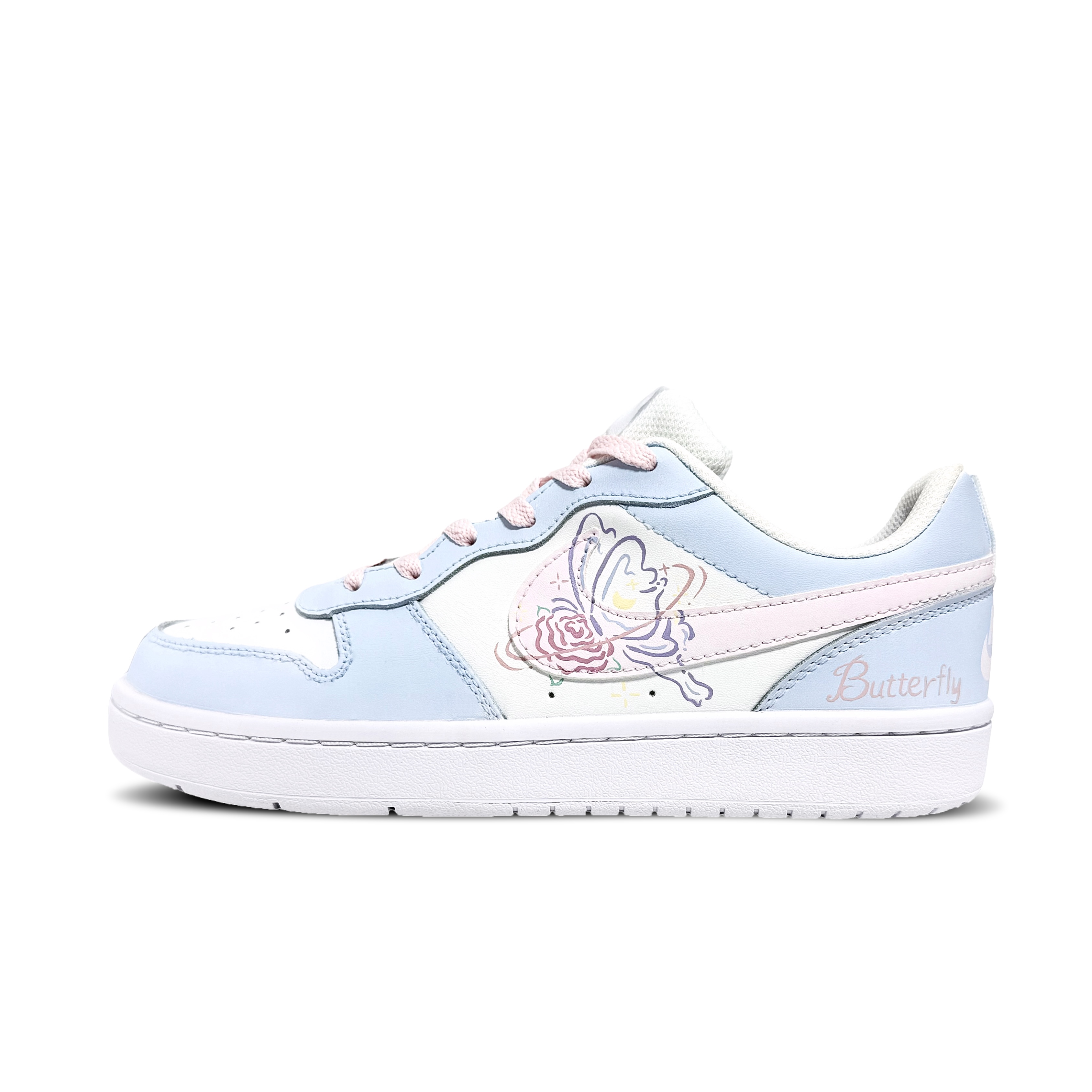 

Детские кроссовки для скейтбординга Court Borough Low 2 Low Top для подростков Nike, синий