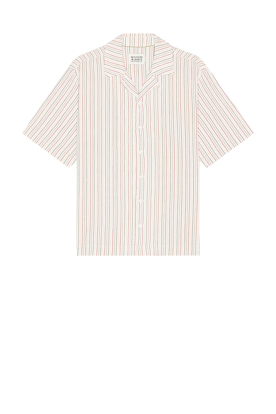 

Свободная рубашка в полоску из сирсакера Scotch & Soda, мультиколор