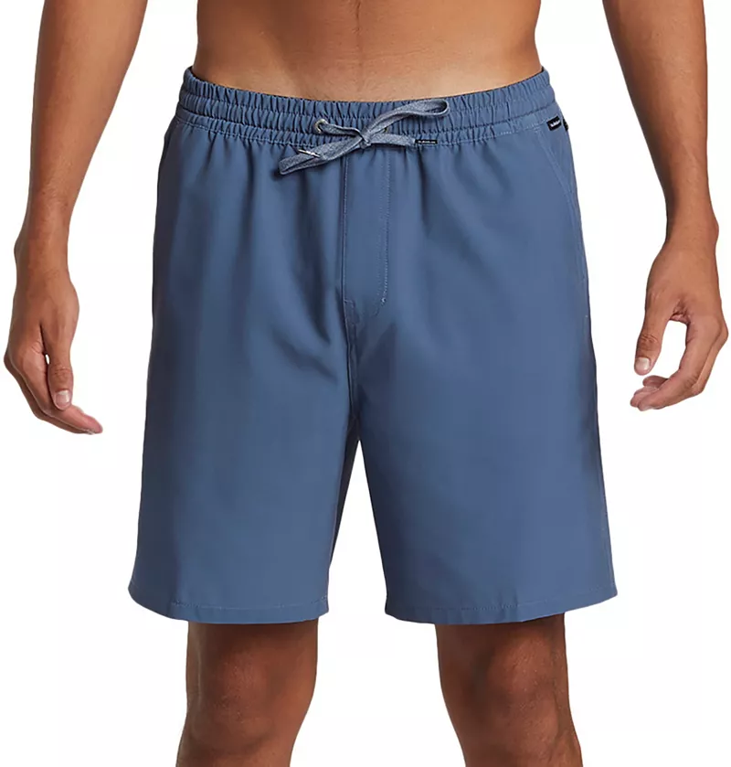 

Мужские гибридные шорты Quiksilver Taxer Amphibian 18 дюймов, цвет Vintage Indigo