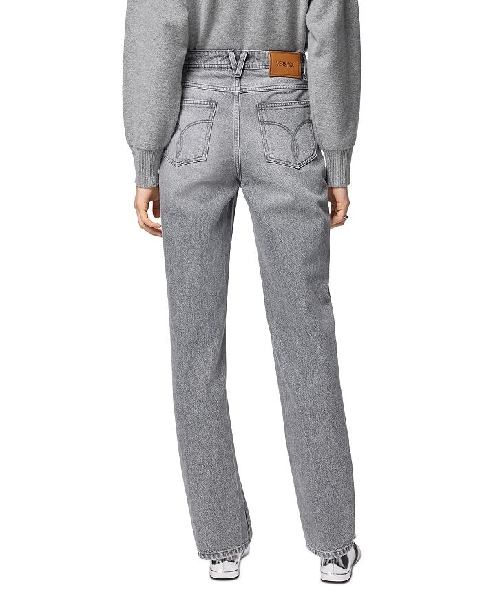 

Джинсы Versace Stonewash в цвете Mid Grey, серый