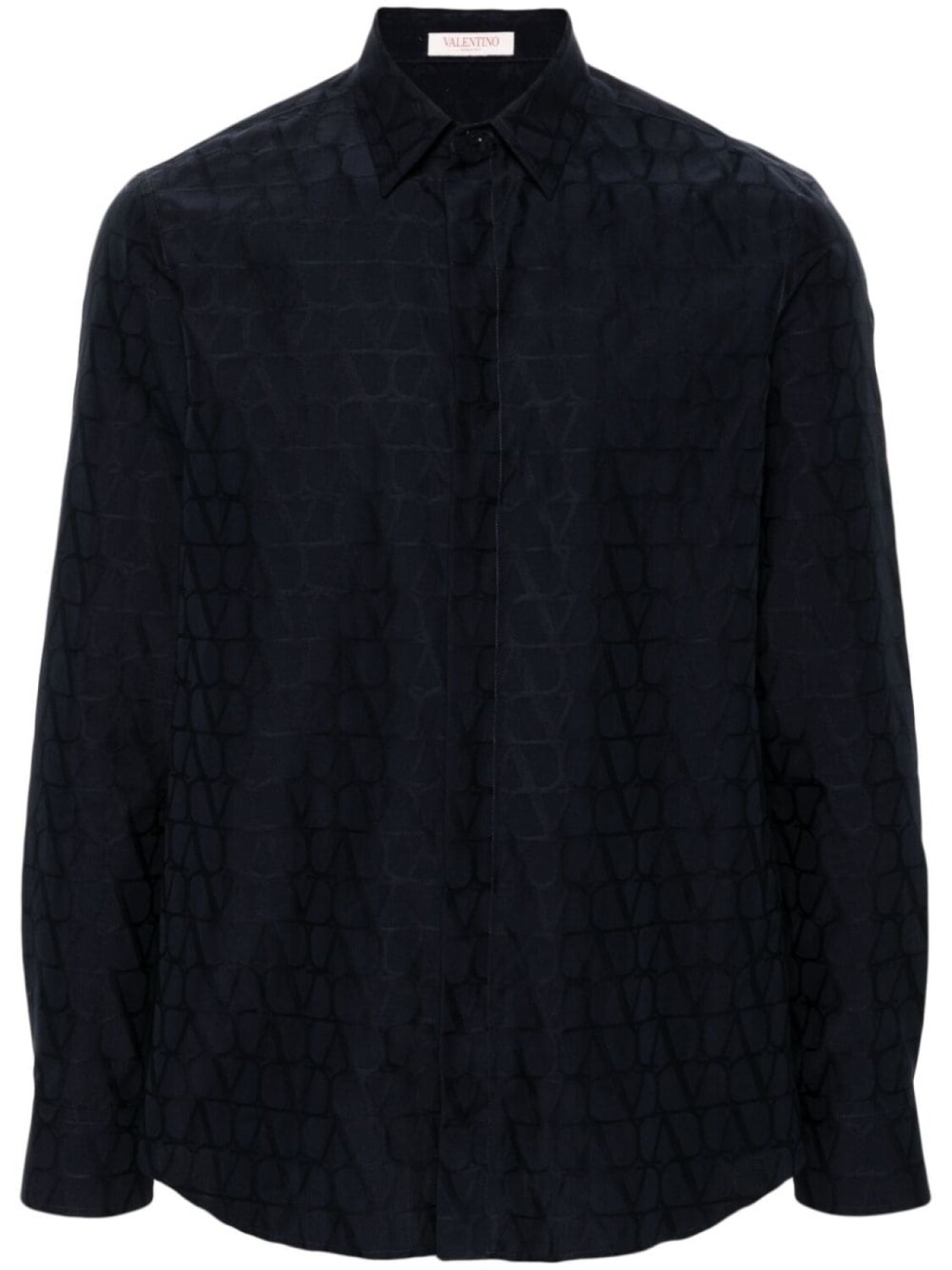 

Valentino Garavani жаккардовая рубашка Toile Iconographe, синий