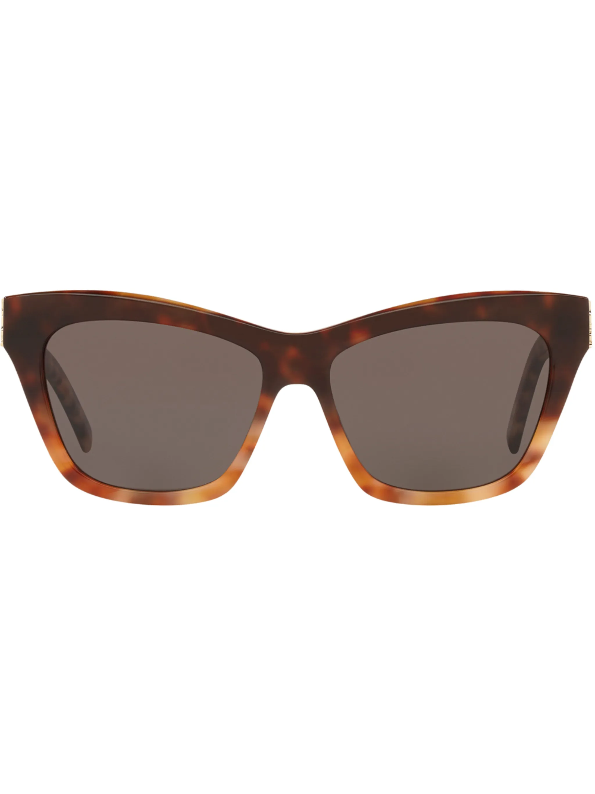 

Солнцезащитные очки в оправе бабочка Saint Laurent Eyewear, зеленый