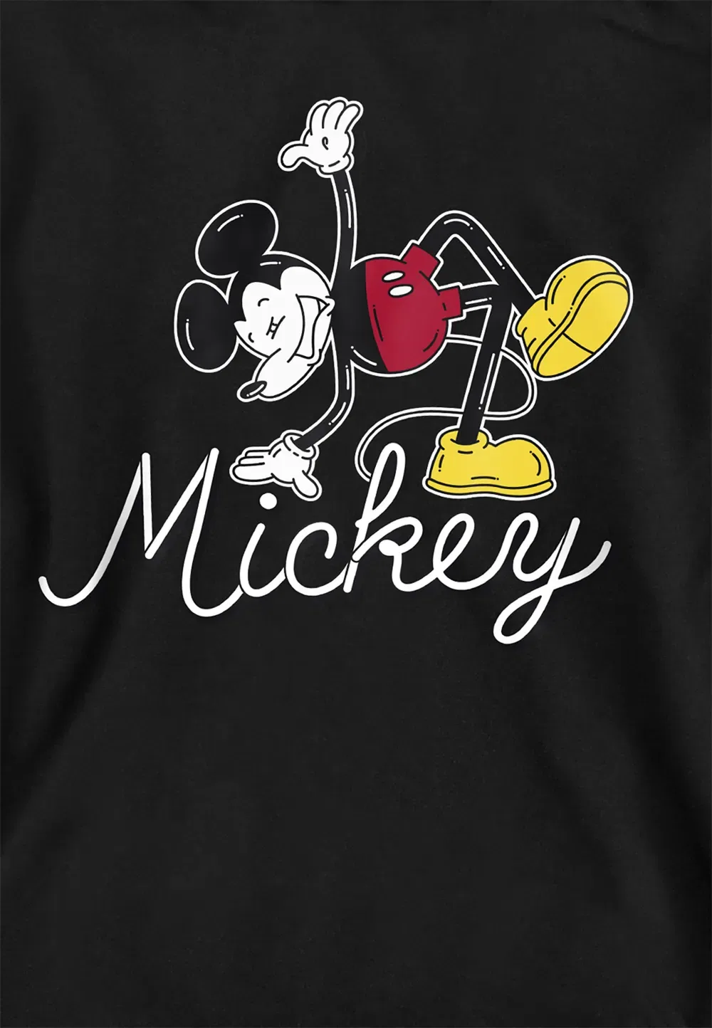 Детский худи Mickey Mouse Funky Dance, черный, Disney, черный — фото 2