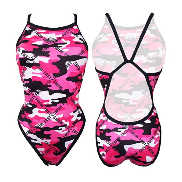 

Купальник Turbo Revolution Camo Letters, розовый