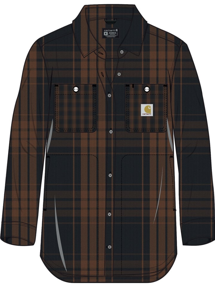 

Куртка "Свободный крой, твил 107136" черного цвета CARHARTT