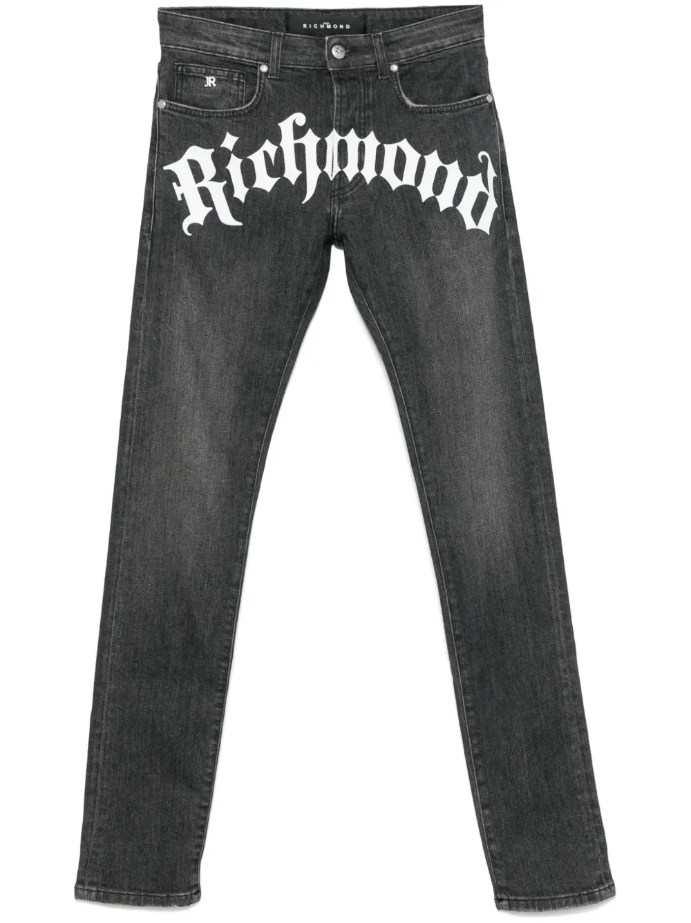 

Джинсы с логотипом John Richmond, черный