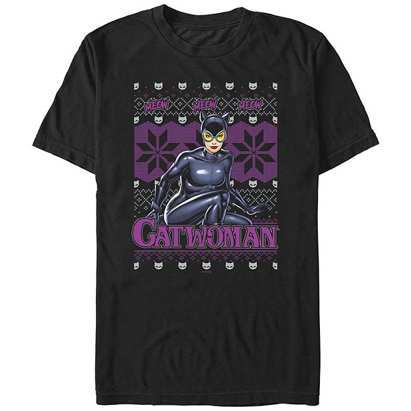 

Футболка с принтом Big & Tall Batman Catwan Christmas Licensed Character