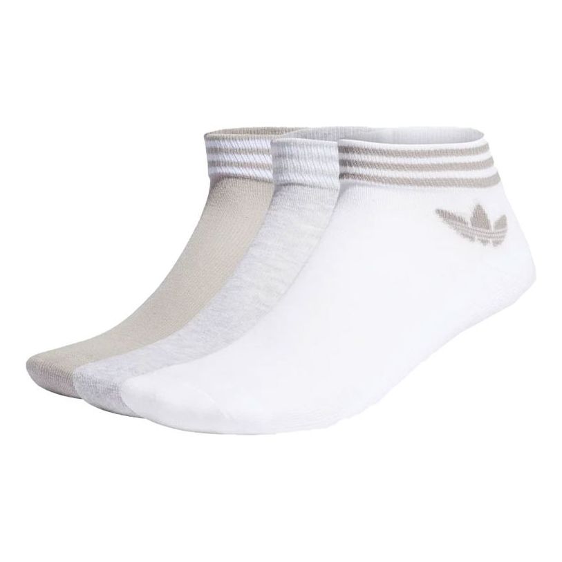 

Носки adidas Unisex Sports Socks Unisex 3 Packs Multi-Color 'White Gray Cream' H32341