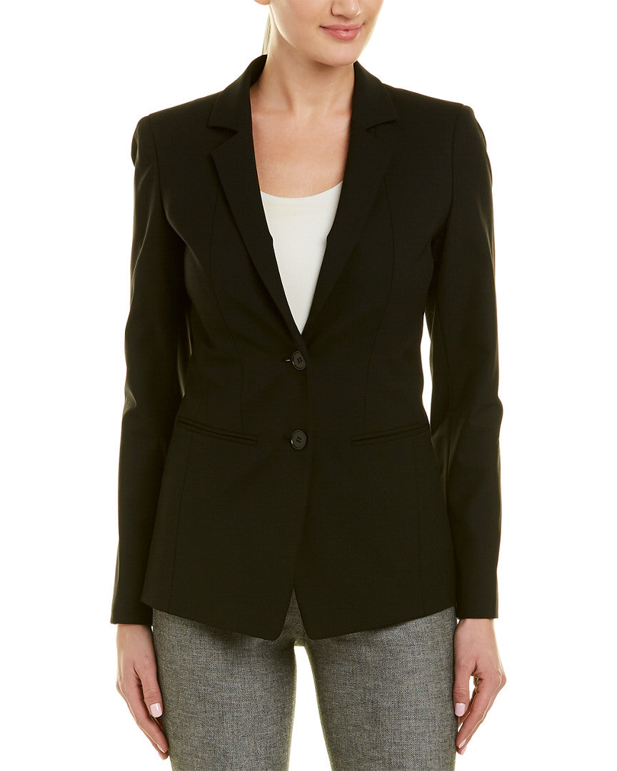 

Куртка Lafayette 148 New York Sloane из шерстяной смеси, черный