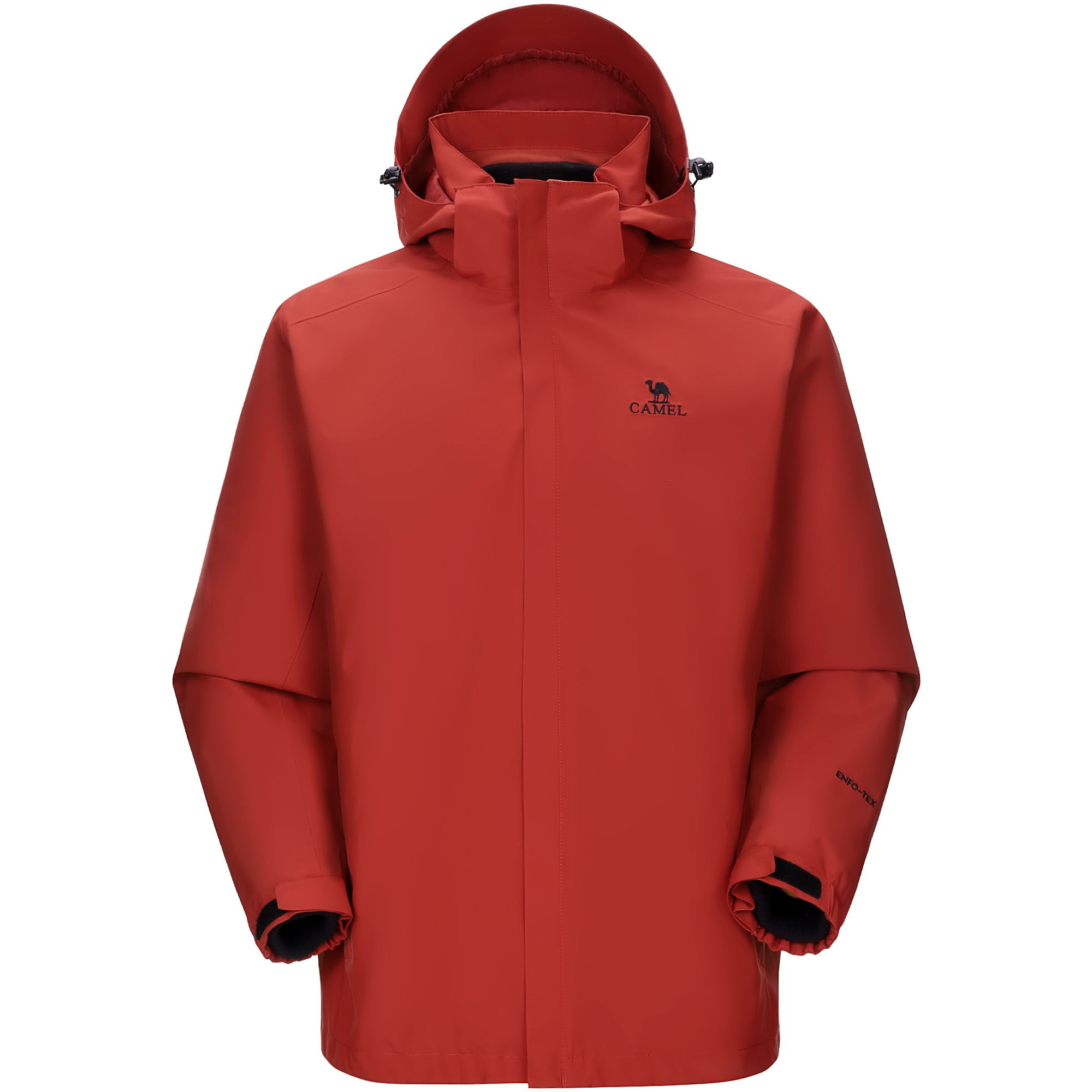 

Водонепроницаемая, ветрозащитная, дышащая, износостойкая мужская ветровка Camel, crimson shadow красный