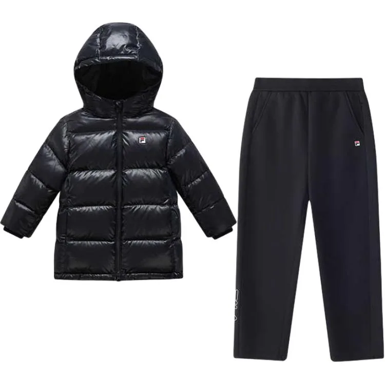 Повседневный худи спортивный FILA KIDS, Carbon Black