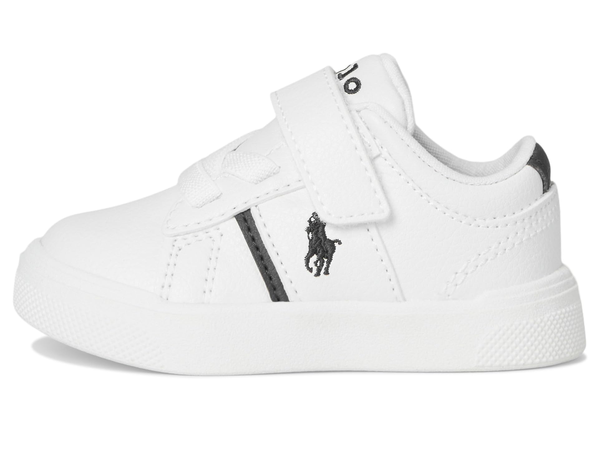 Кроссовки Polo Ralph Lauren Kids Frazier PS, цвет White/Navy — фото 4