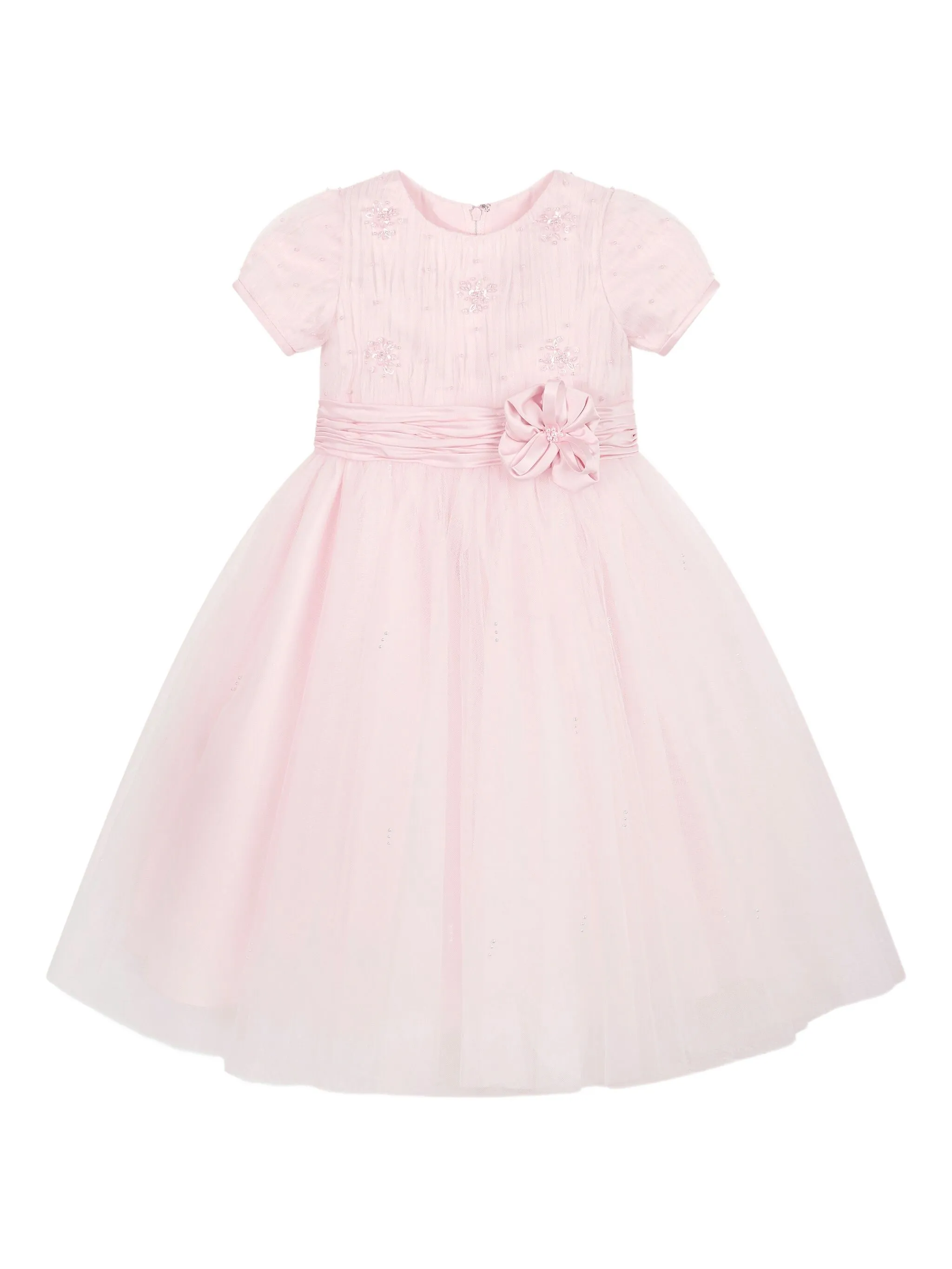 

Платье с цветочной аппликацией Sarah Louise, розовый