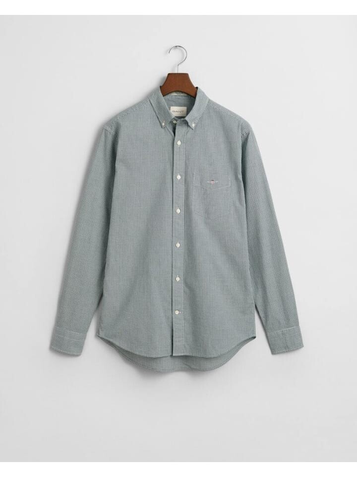 

Рубашка Gant Langarmhemd, цвет deep forest green