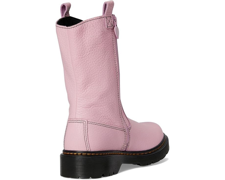 Ботинки Dr. Martens Bex Heart детские розовые кожаные — фото 4