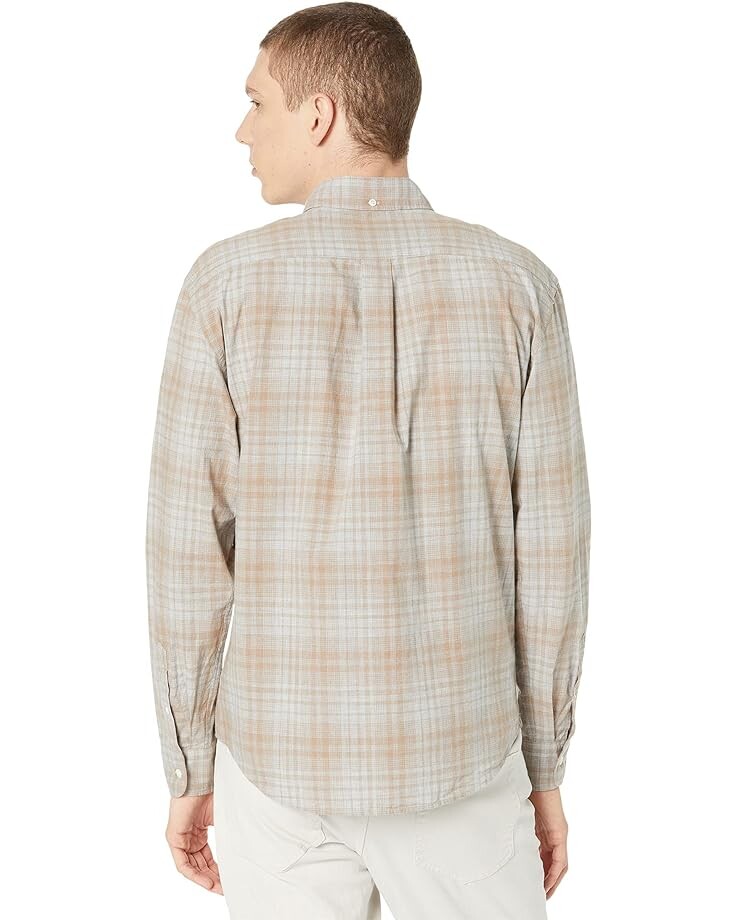 

Рубашка Billy Reid Tuscumbia Shirt, цвет Grey/Tan
