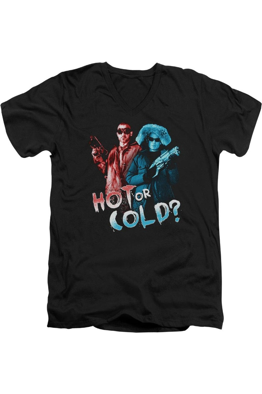 

Футболка Arrow Hot Or Cold с коротким рукавом и V-образным вырезом для взрослых из хлопка премиум-класса Gildan, черный