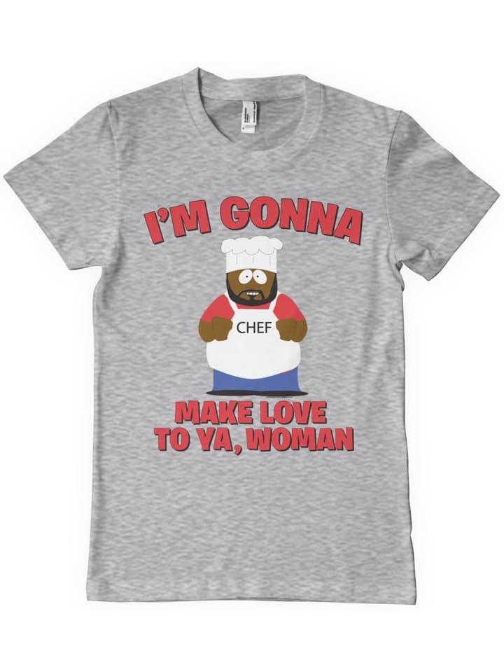 

South Park Футболка "Я собираюсь заняться с тобой любовью" серого цвета, Серый, South Park Футболка "Я собираюсь заняться с тобой любовью" серого цвета