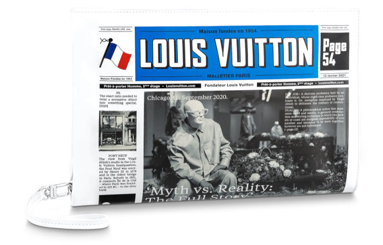 

LOUIS VUITTON Кошелек Newspaper Pouch White