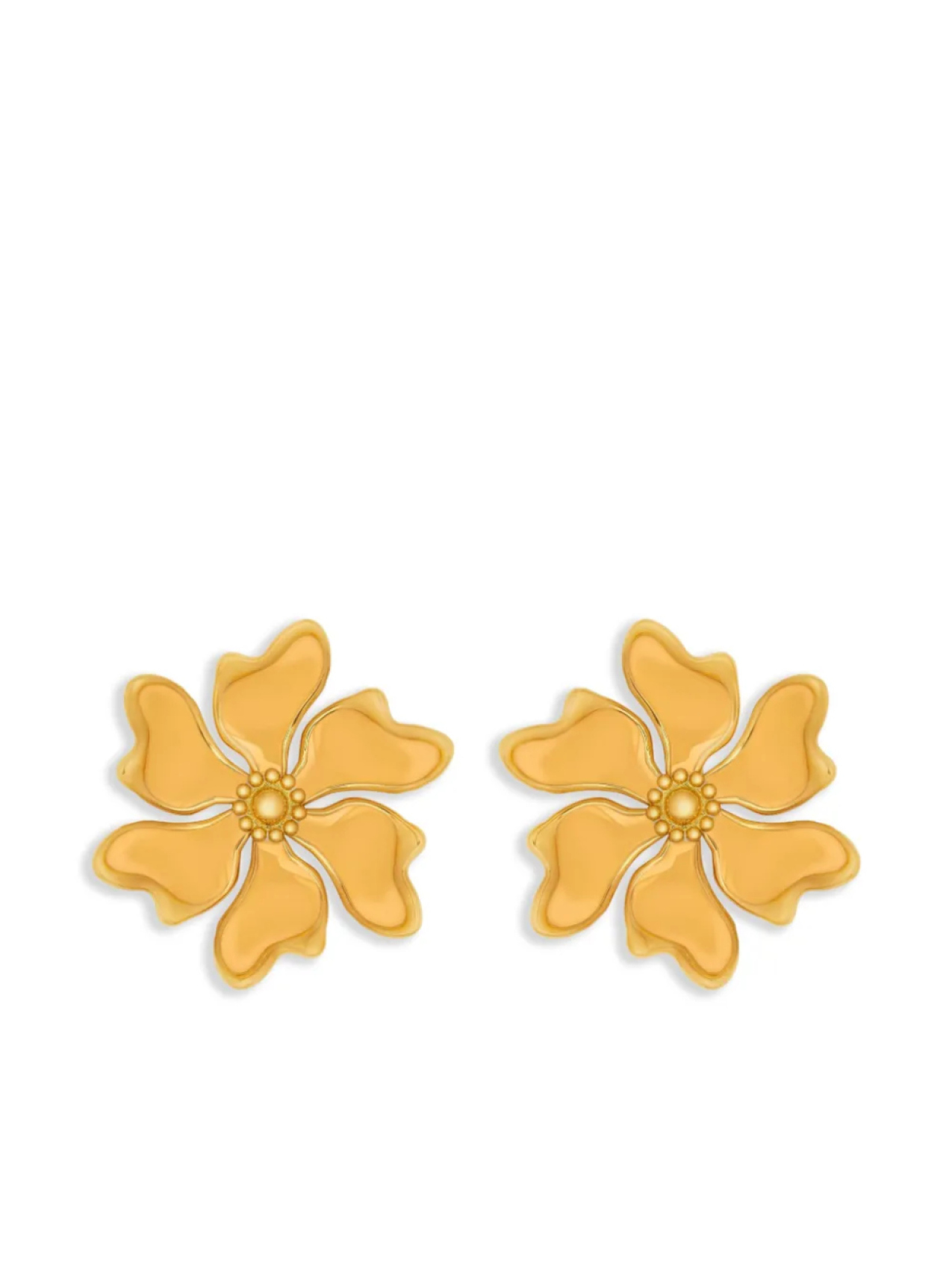 

Oscar de la Renta серьги Cherry Blossom, желтый