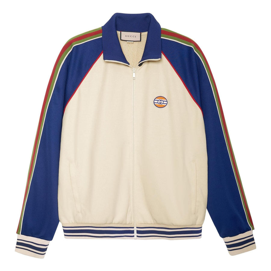 

Куртка Gucci SS21 GG Patch Plain Knitted Zip Jacket For Men Multi-color