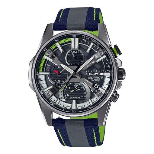 

Часы CASIO Waterproof Sports EDIFICE Sapphire Crystal Solar Powered Mens Blue Analog, синий