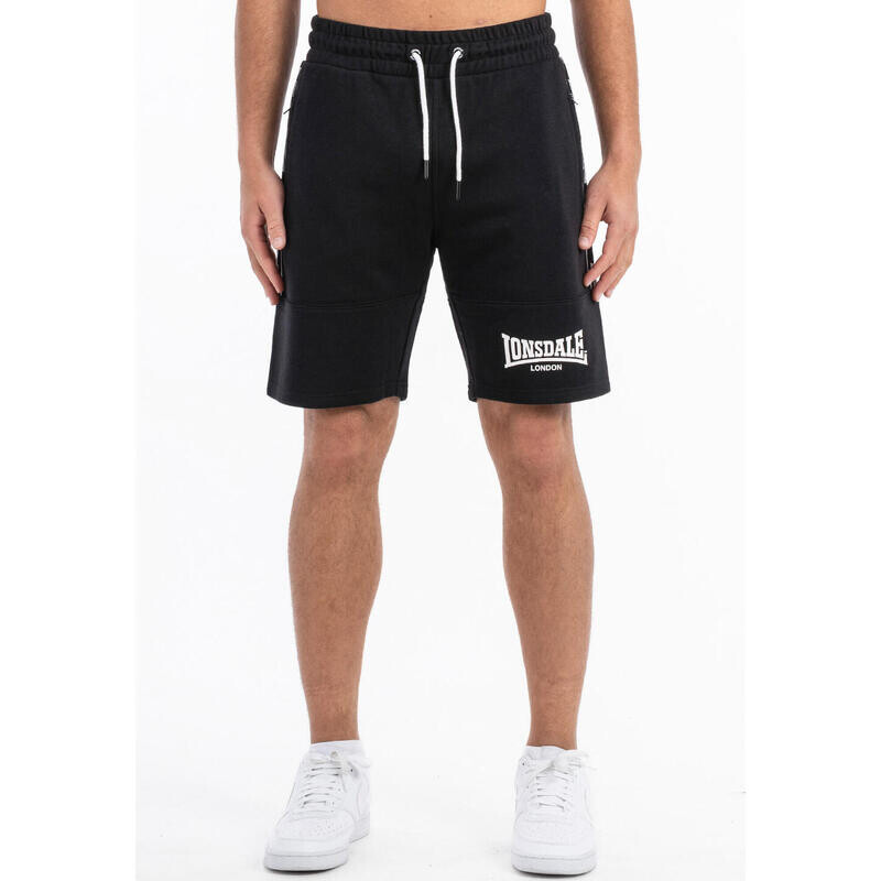 

Спортивные шорты Lonsdale, черный/белый