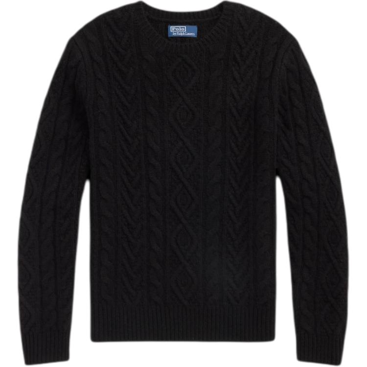 

Шерстяной свитер с добавками Polo Ralph Lauren, черный