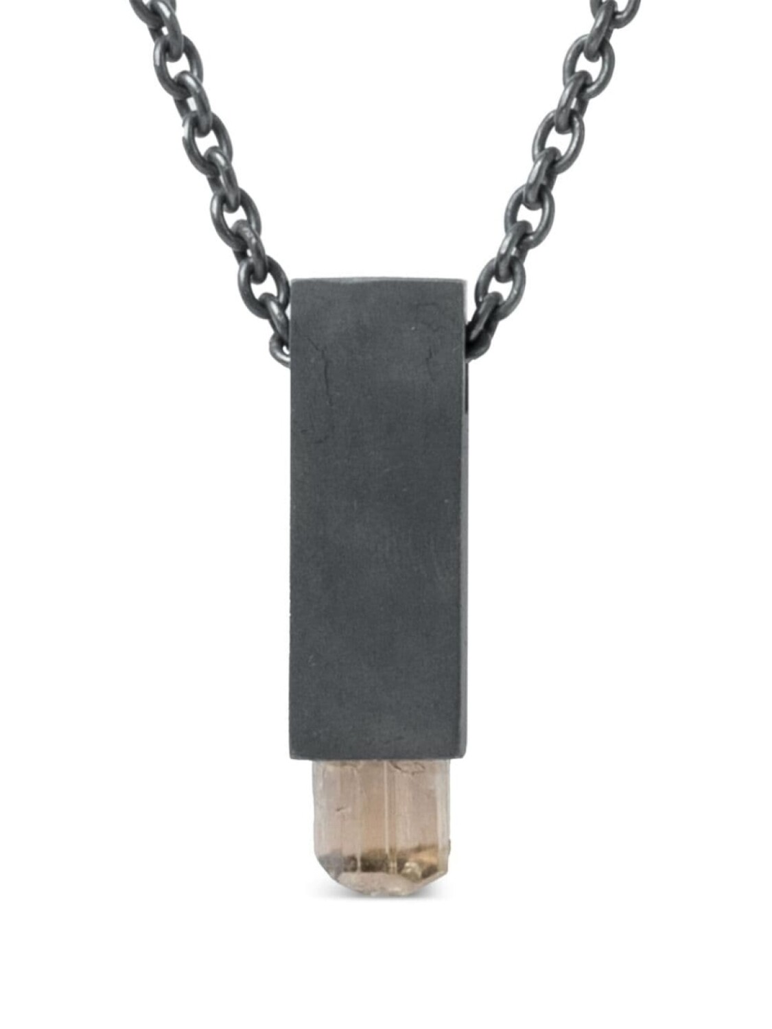 

Серебряное колье Talisman Cuboid Parts of Four, черный