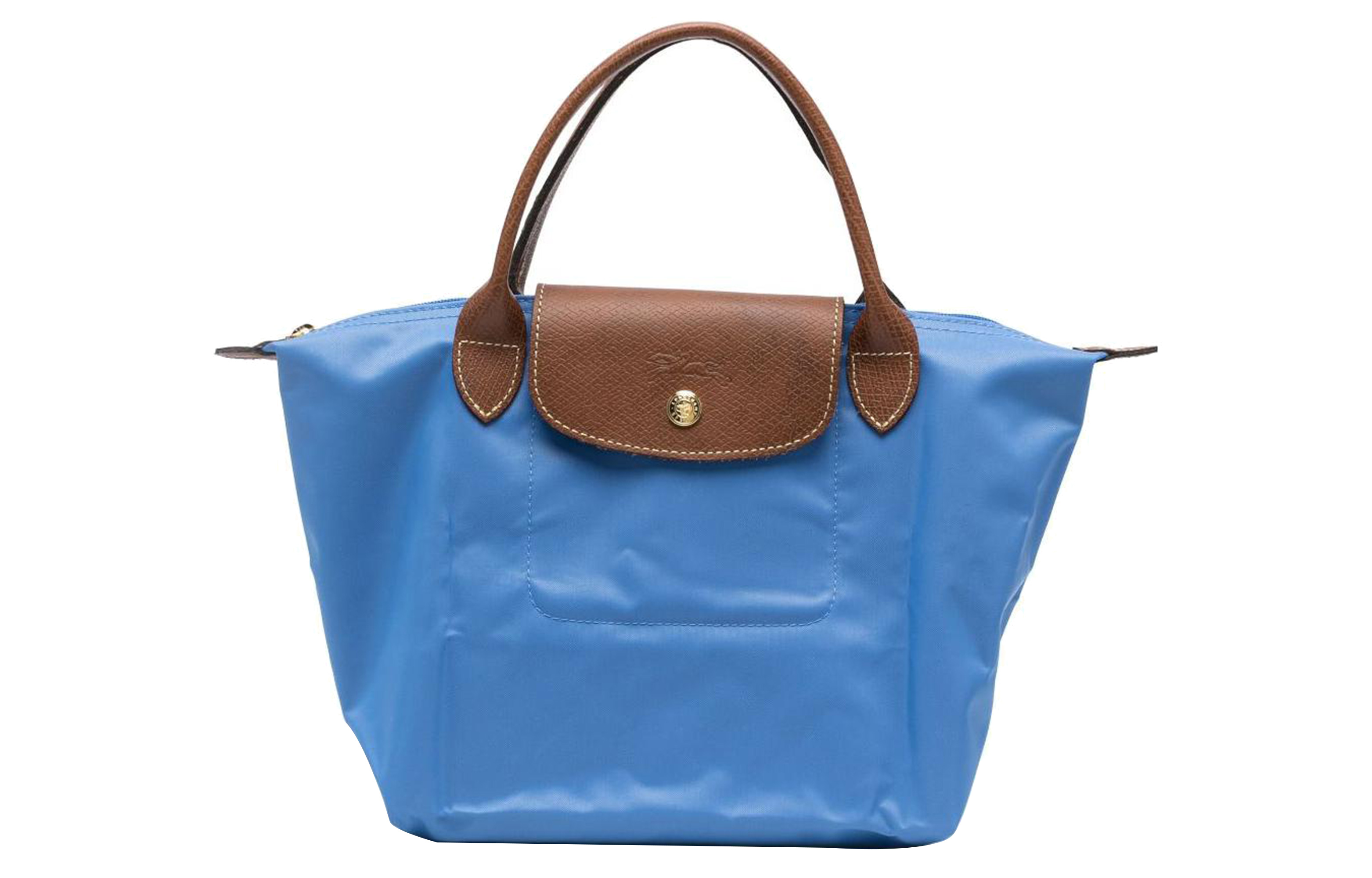 

Сумка Le Pliage из полиамида маленького размера для женщин голубого цвета LONGCHAMP