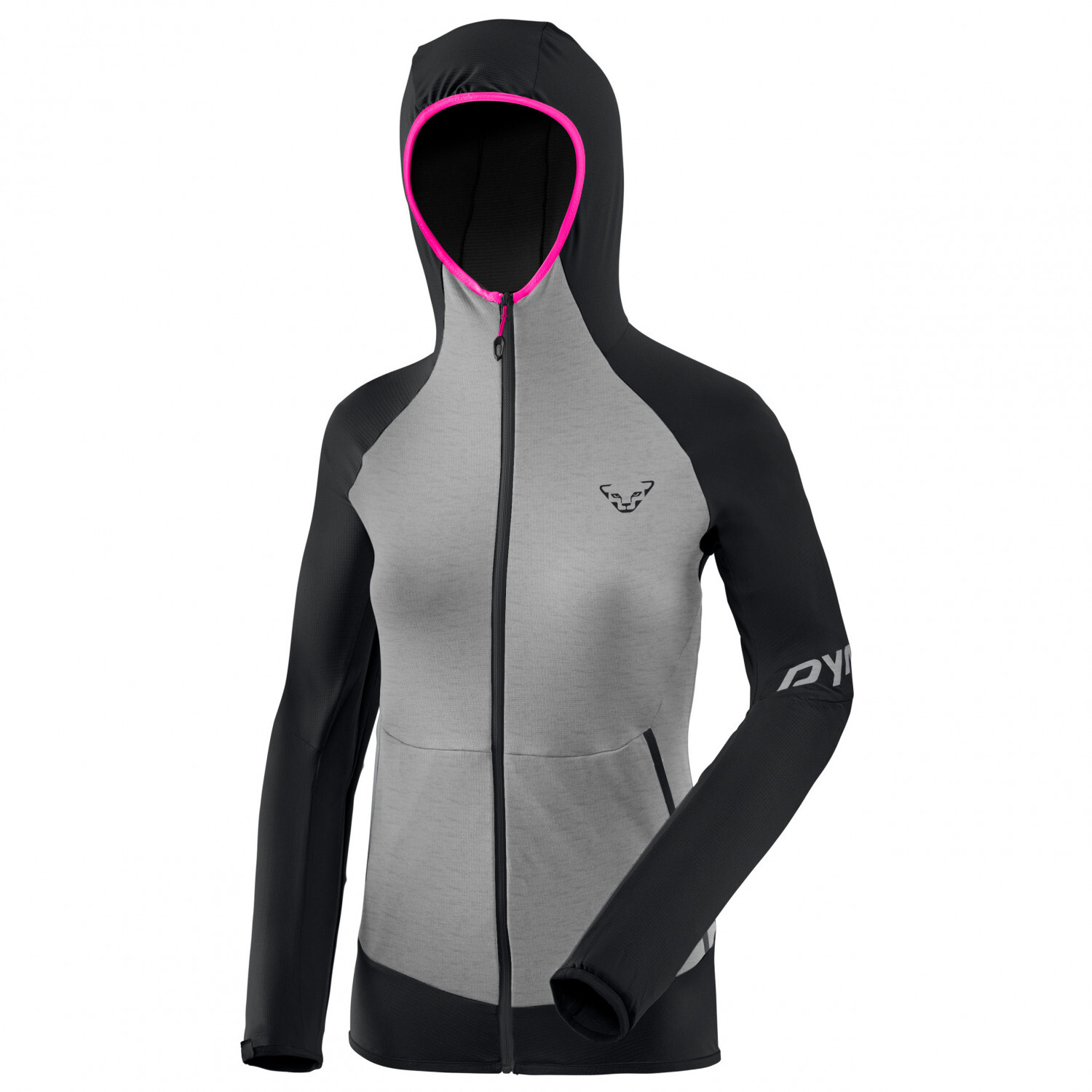 

Флисовая жилетка Dynafit Women's Transalper Light Polartec Hoody, цвет Black Out/Alloy/Black Out