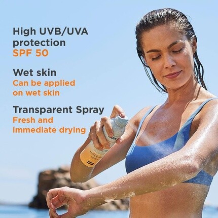 Солнцезащитный спрей для влажной кожи SPF 50, 250 мл — фото 3