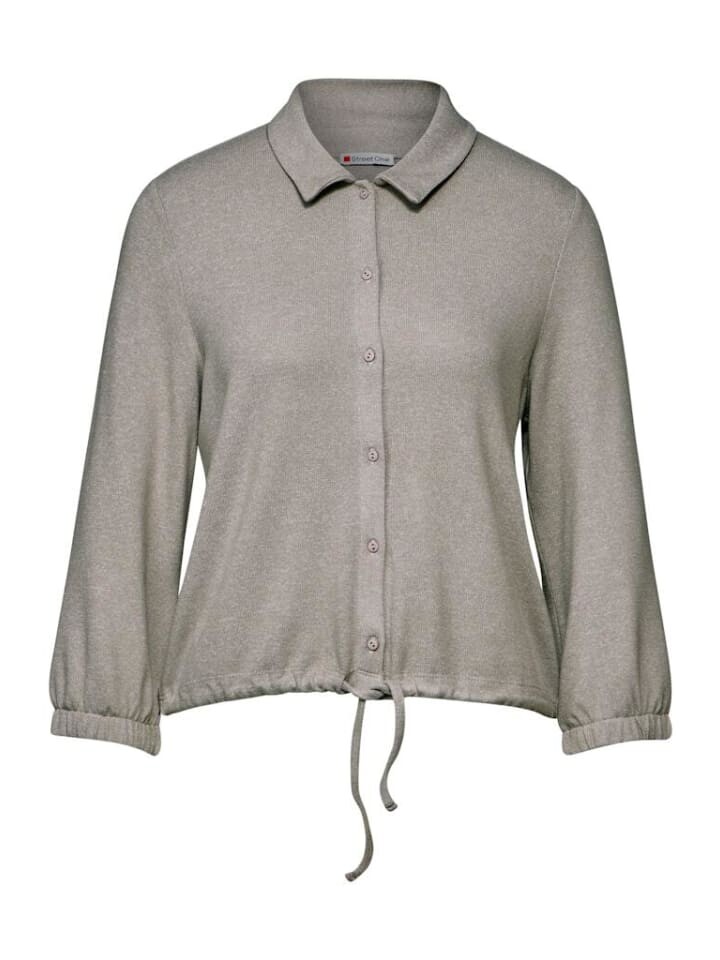 

Лонгслив Street One Langarmshirt, цвет breezy beige mel.