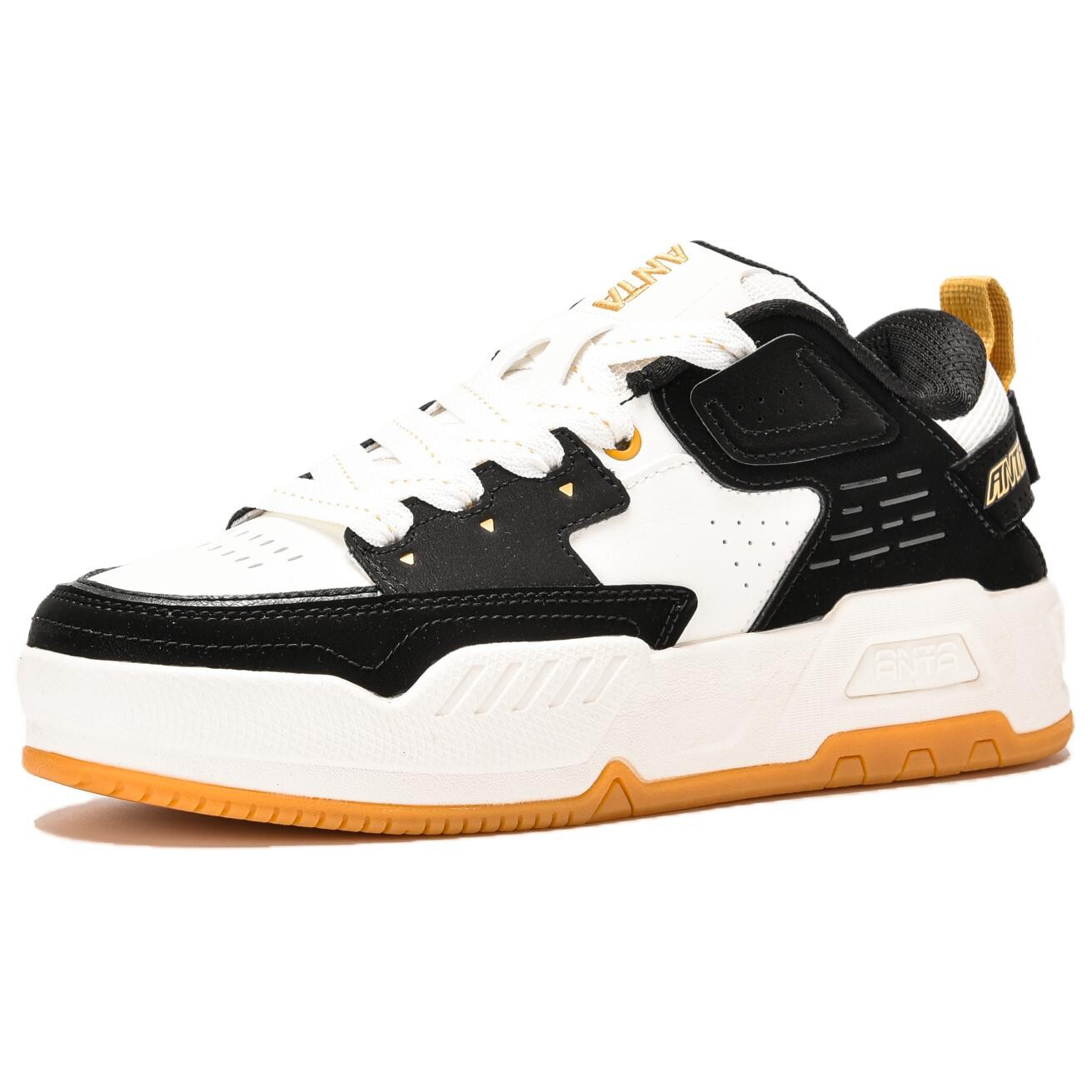 Кроссовки ANTA Life Collection Skateboarding Shoes Men Low-top Base Black/ivory, слоновая кость — фото 2