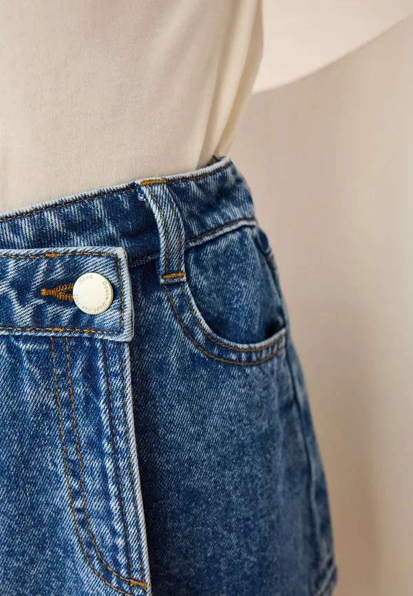 Шорты стандартного кроя Next, Denim — фото 2