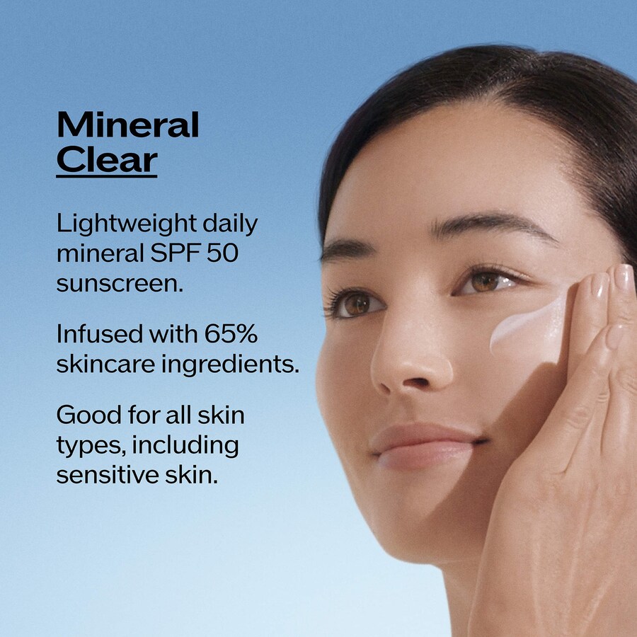 Солнцезащитный крем Urban Environment Mineral Clear Sunscreen SPF 50 Shiseido, 1 oz/30 ml — фото 2