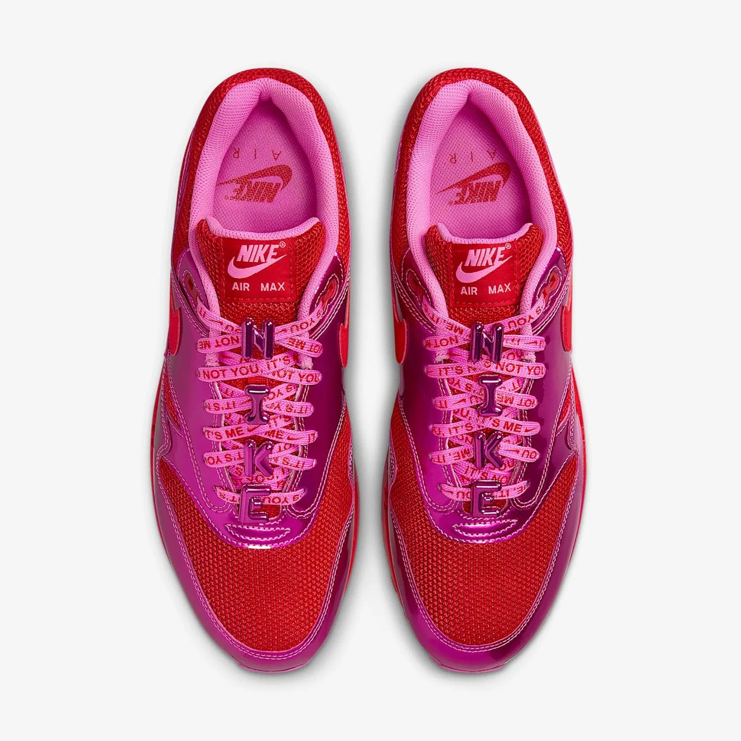 Мужские кроссовки NIKE Air Max 1 Premium, Playful Pink University Red Playful Pink — фото 4