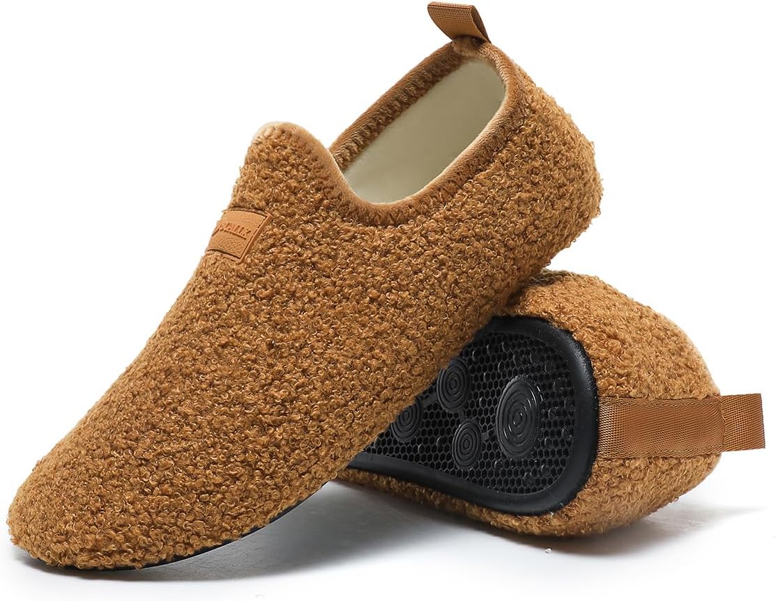 

Легкие нескользящие домашние тапочки-носки SLEVEL для путешествий, для использования в помещении, унисекс, для женщин и мужчин, для дома, Brown23066