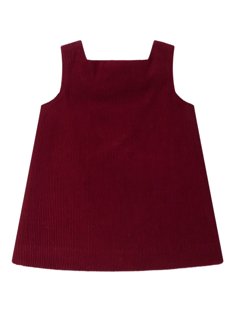 

Вельветовое платье на пуговицах Bonpoint, красный