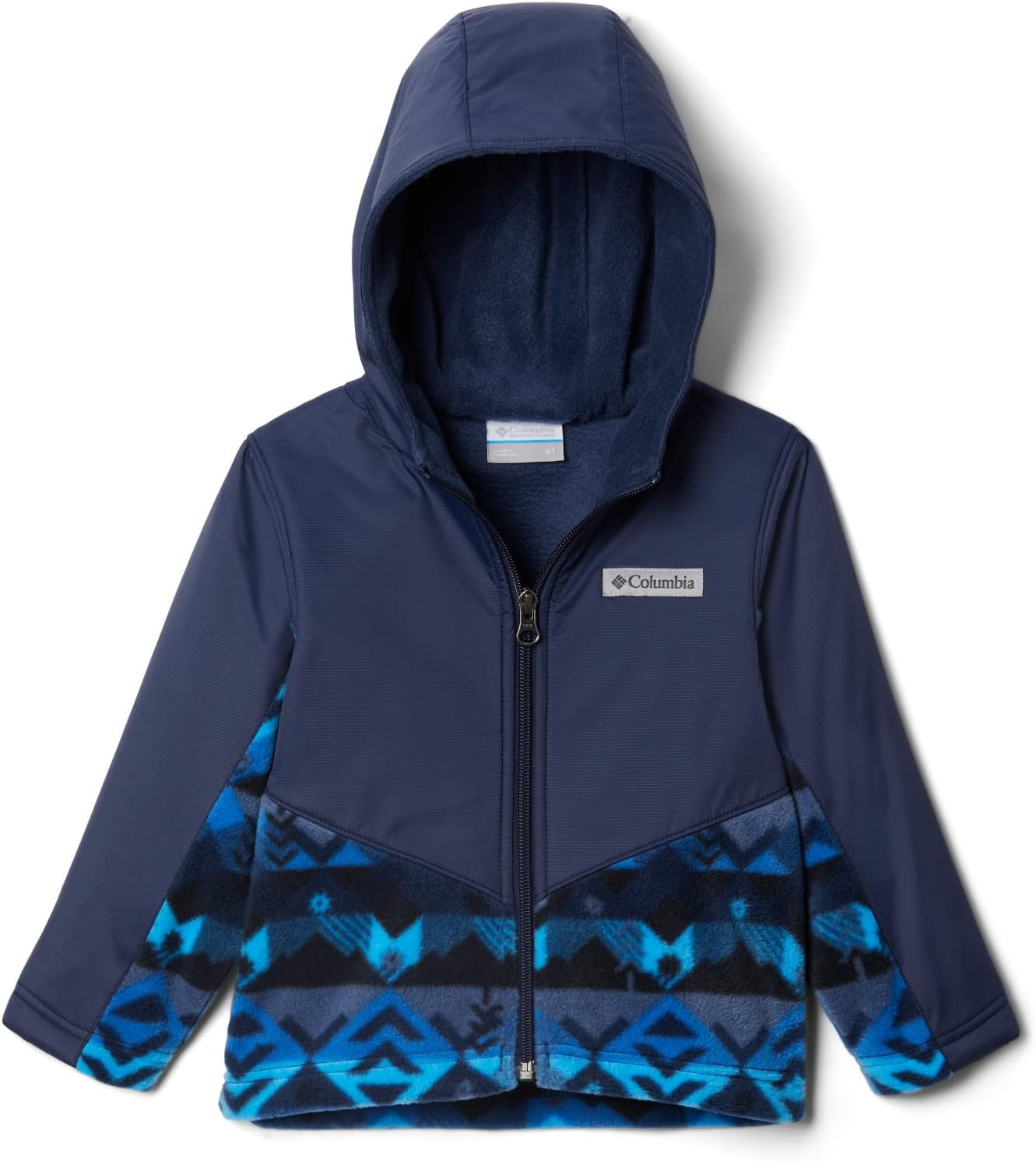 

Толстовка с капюшоном Columbia baby-girls Steens Mountain Overlay, Collegiate Navy Checkpoint/Collegiate Navy