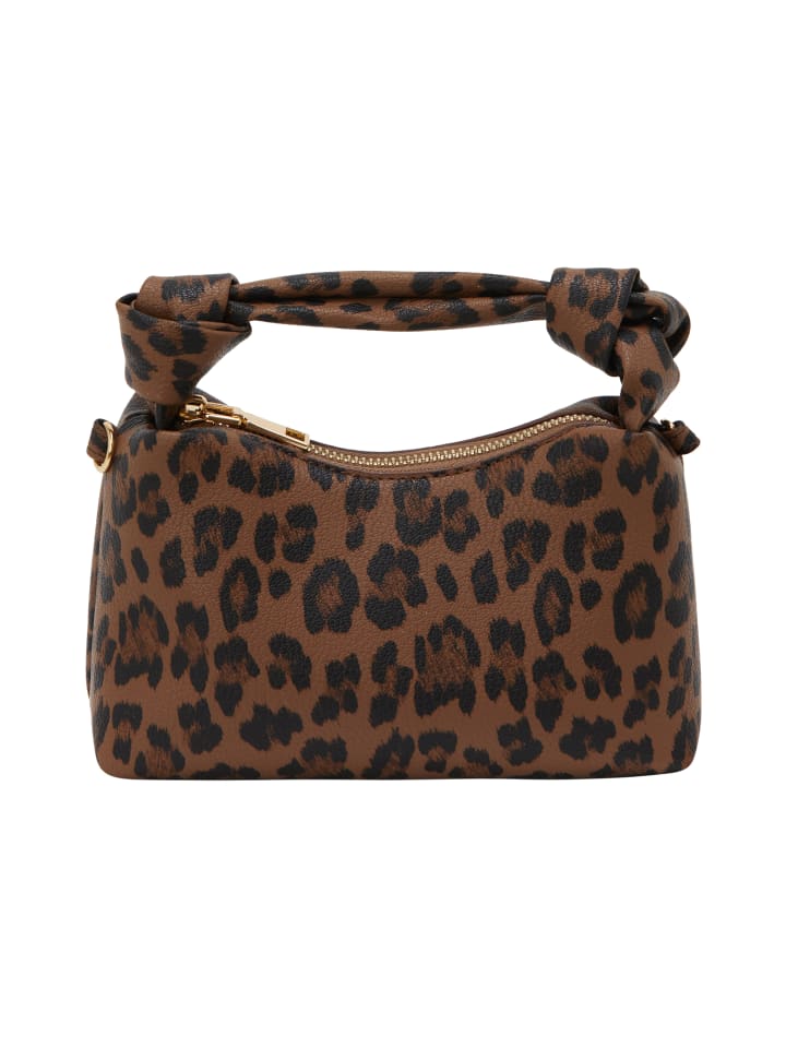

Наплечная сумка faina, цвет dark brown leo
