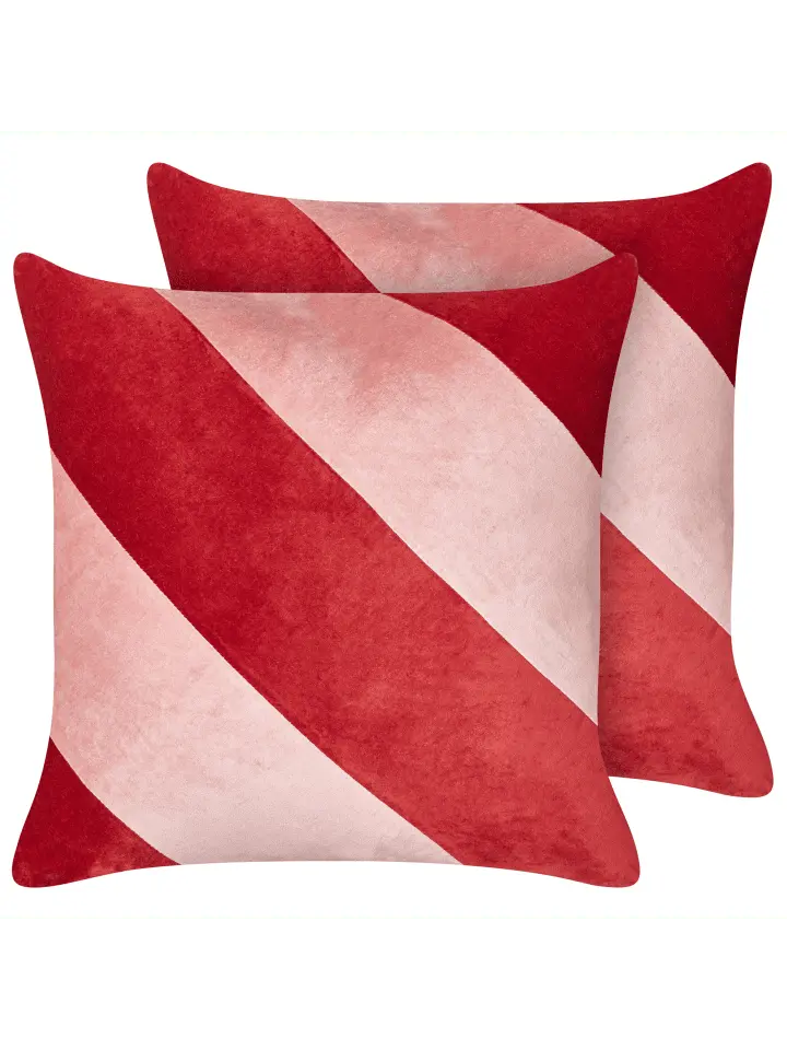 

Декоративная подушка Beliani 2er Set Deko BORONIA, цвет rot/rosa