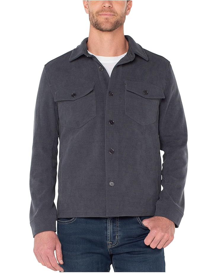 

Мужская вязаная вельветовая рубашка Liverpool Los Angeles, Dark Grey