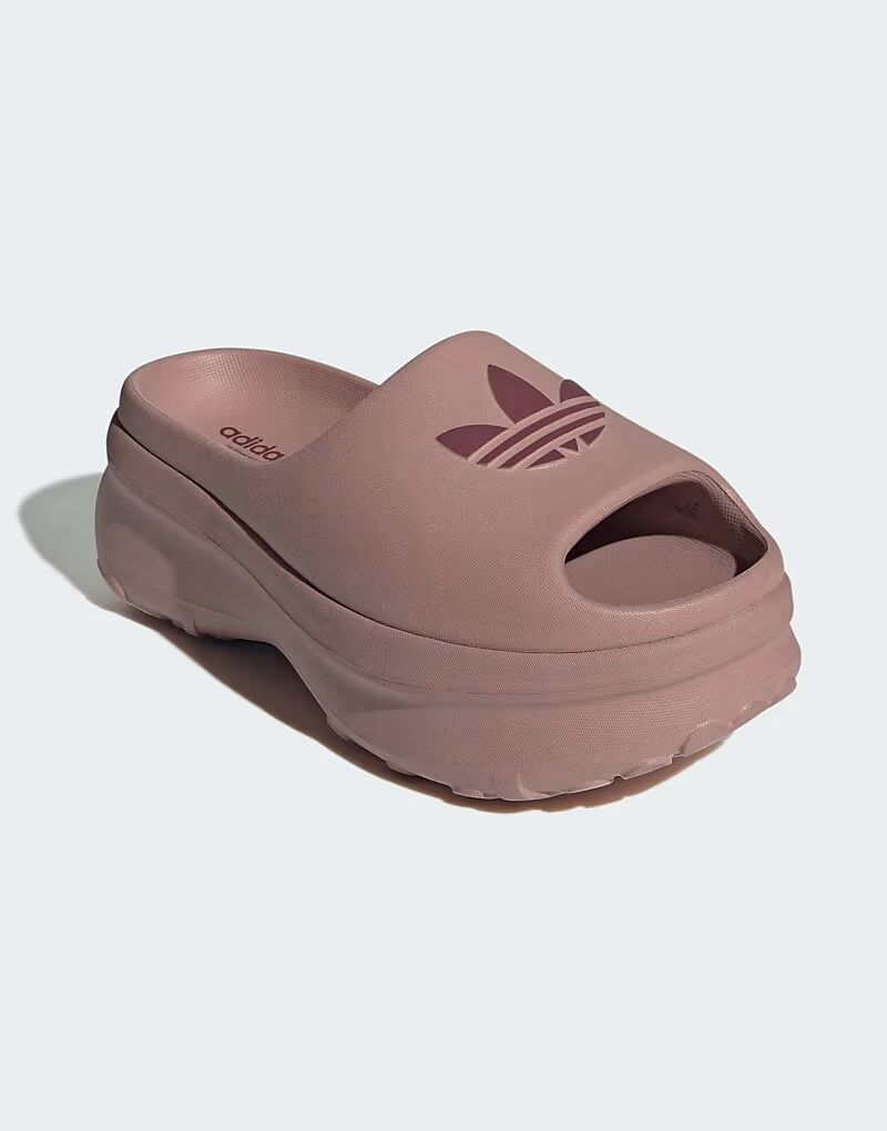 Кроссовки Adidas Originals Adifom Stan в цвете «теплая глина» / «теневой красный» / «шадо»