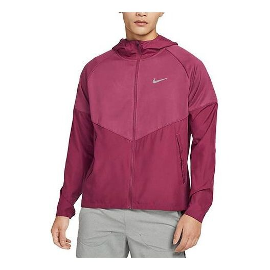 

Куртка Nike Windrunner Repel Running Jacket 'Claret', красный