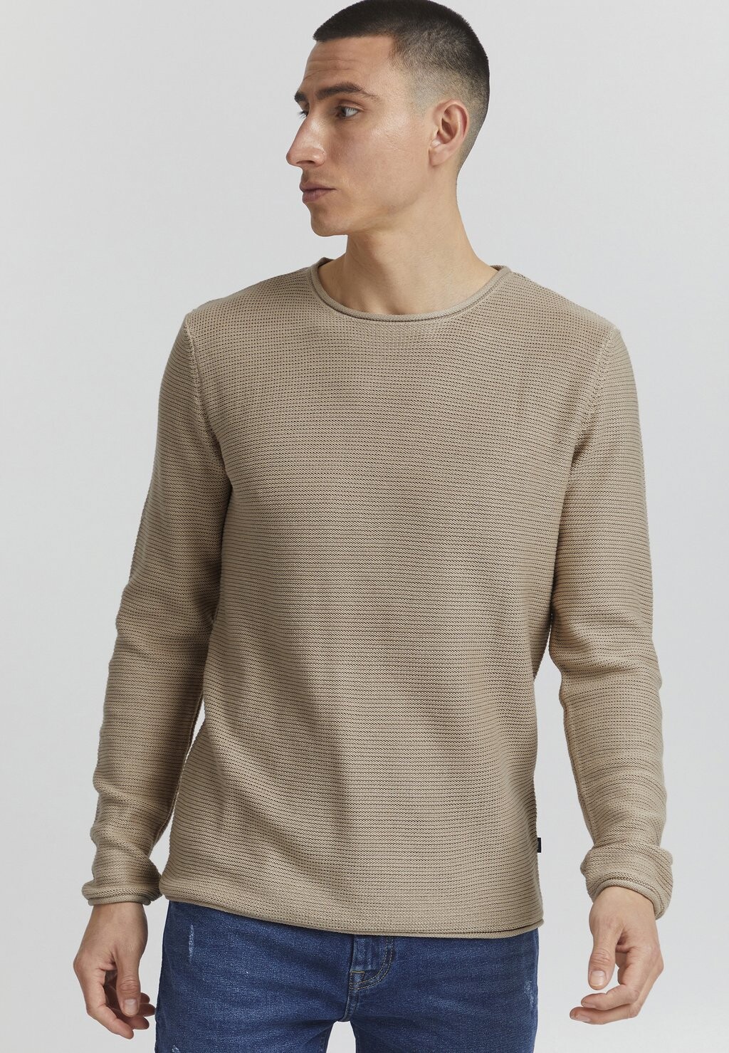 

Вязаный свитер SDJARAH Solid, цвет humus melange